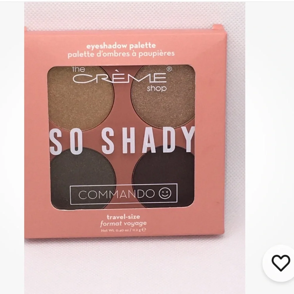The Crème Shop “So Shady”Eyeshadow‎ Palette - Commando